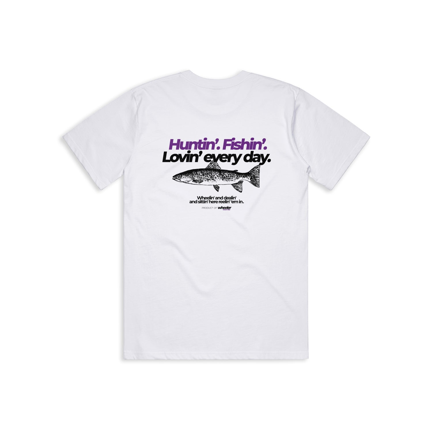Huntin' Fishin' Tee (White)