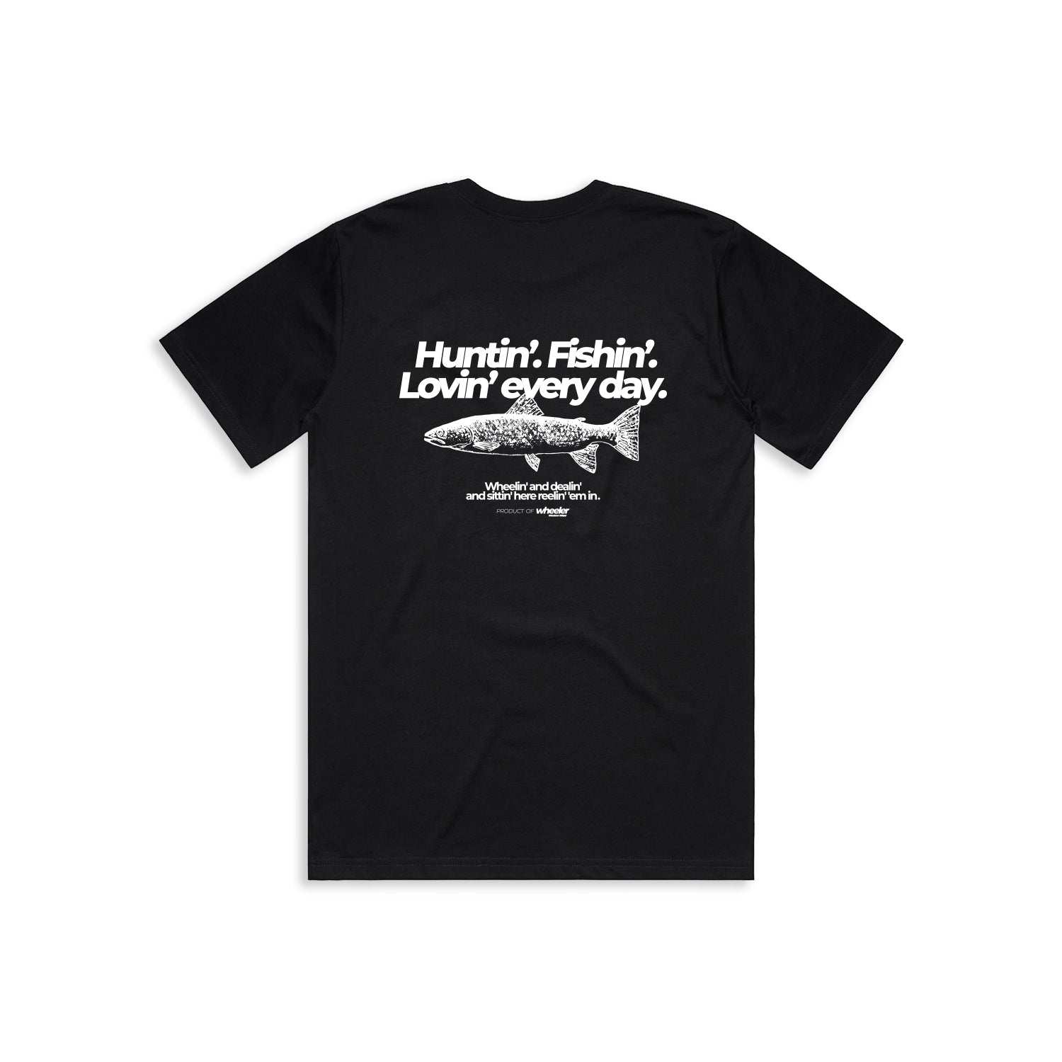 Huntin' Fishin' Tee (Black)